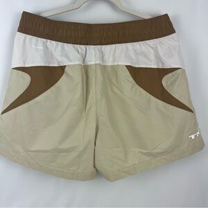 THE NORTH FACE TNF X WINDWALL LINED biege SHORTS Women's Size Large